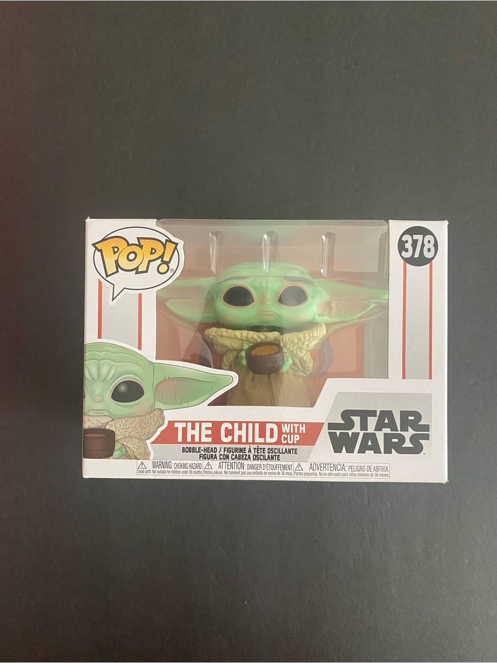 Funko Pop! #378 Star Wars The Child with Cup Figure -G
